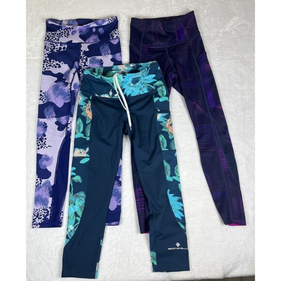 Lot of 3 Ron Hill Under Armour Brooks Activewear Pants Multicolor Size XS NEW - Picture 1 of 16